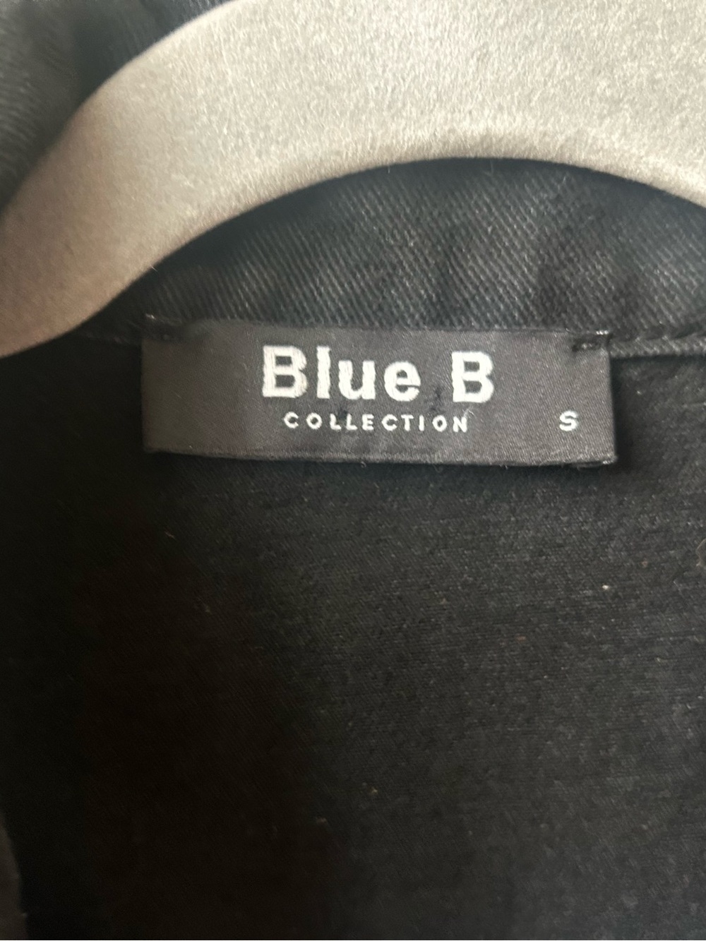 Blue B Whimsigoth Embroidered Black Denim Jacket - Picture 5 of 5